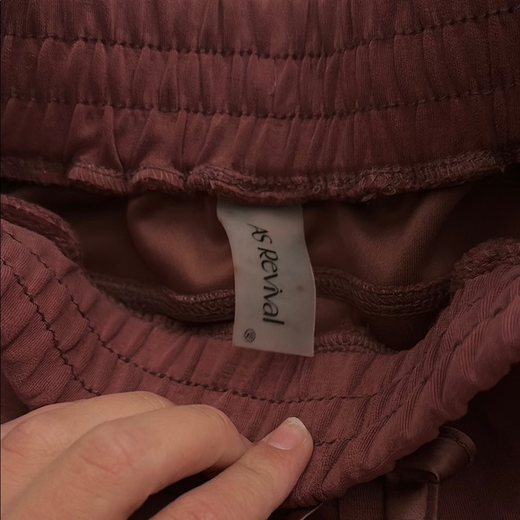 Altar'd State Red Athletic Shorts with Elastic Waistband - Picture 2 of 2